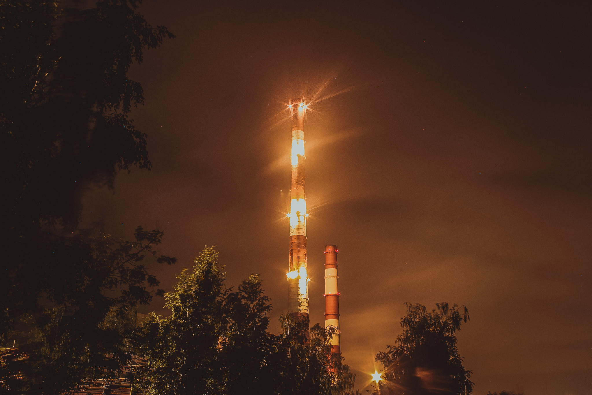 КазаньОргсинтез ночью