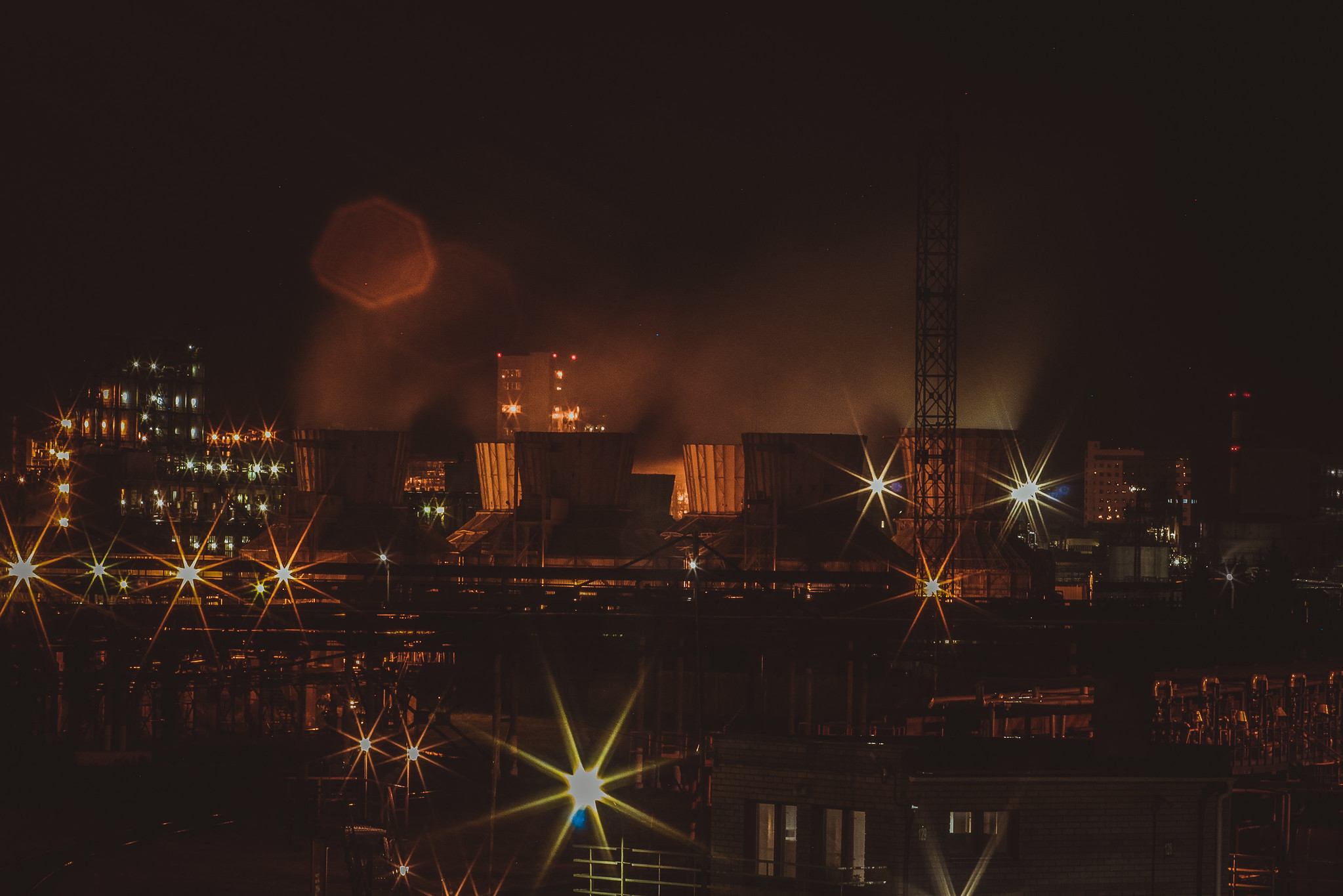 КазаньОргсинтез ночью