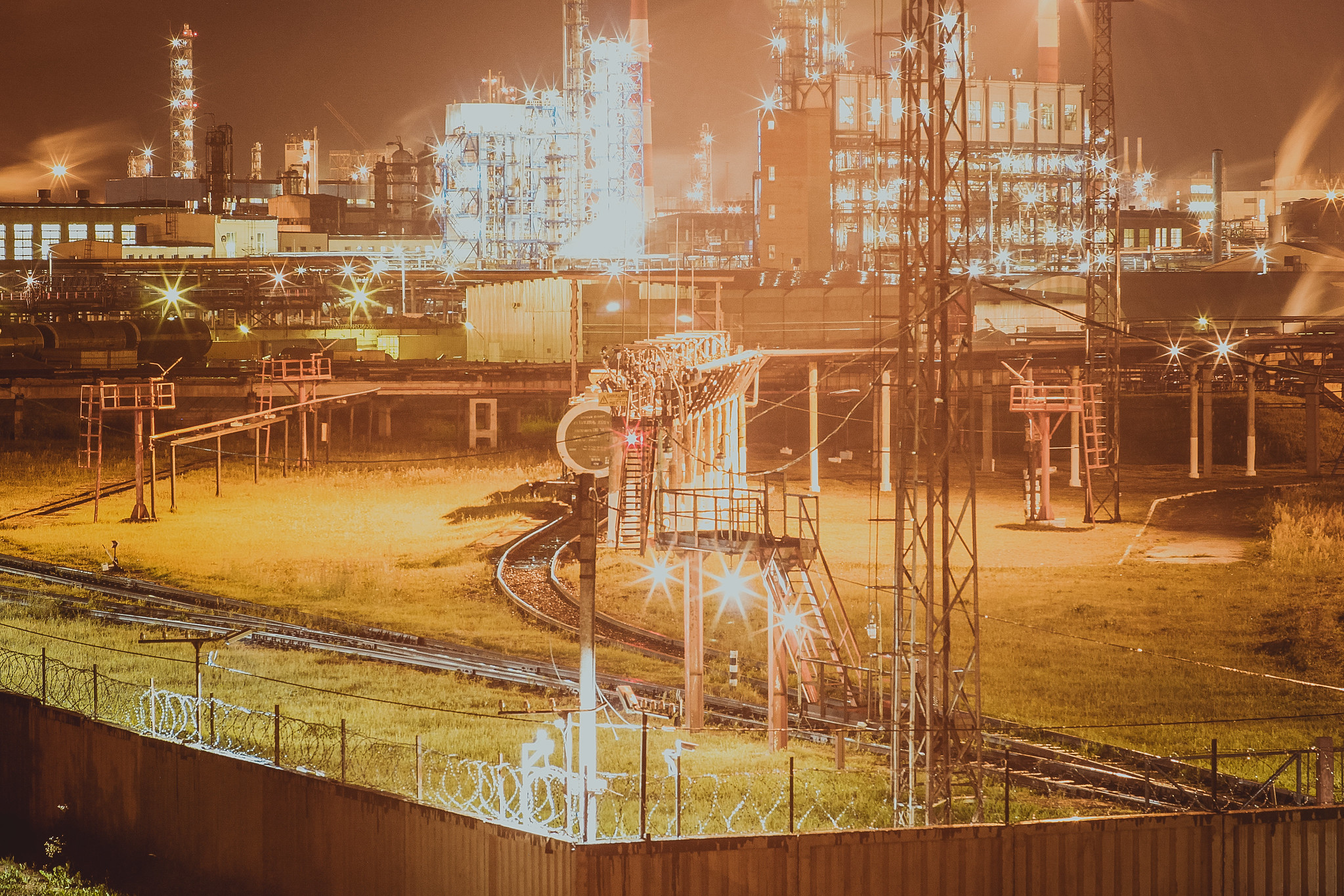 КазаньОргсинтез ночью