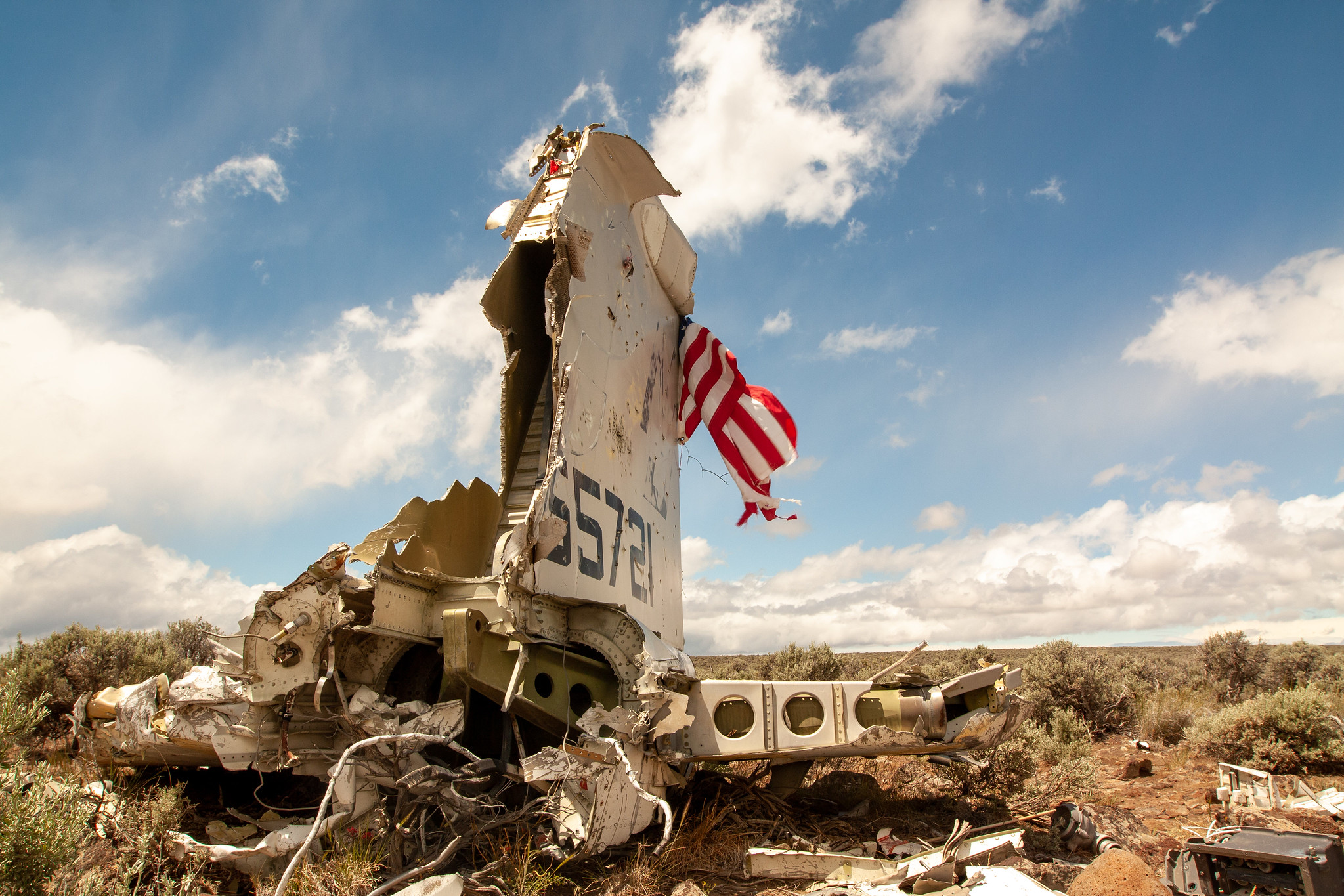 Grumman A-6A Intruder Crash Site, Christmas Valley, Oregon