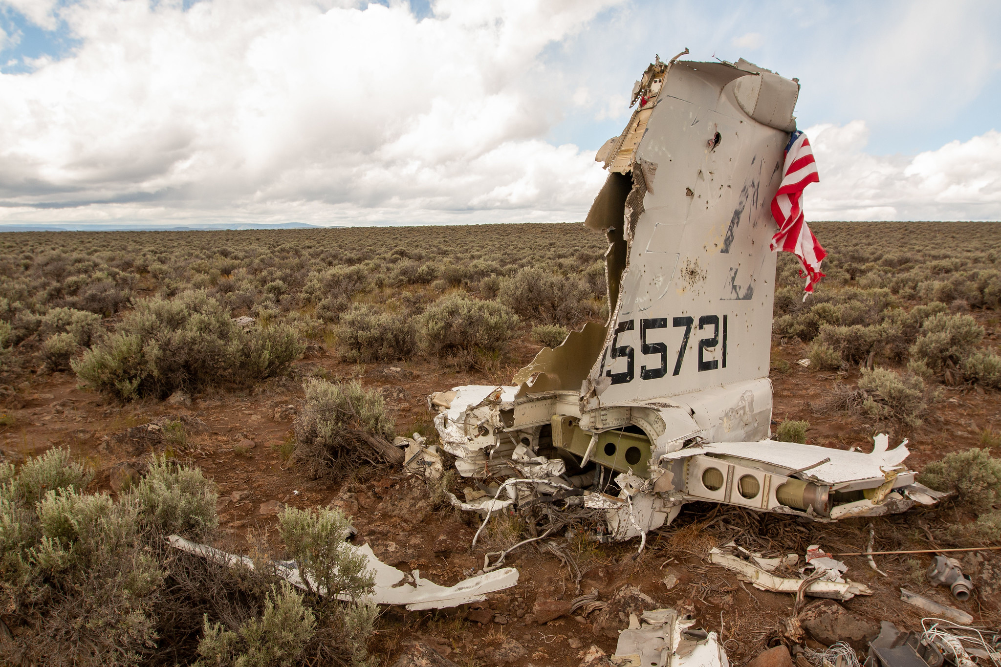 Grumman A-6A Intruder Crash Site, Christmas Valley, Oregon