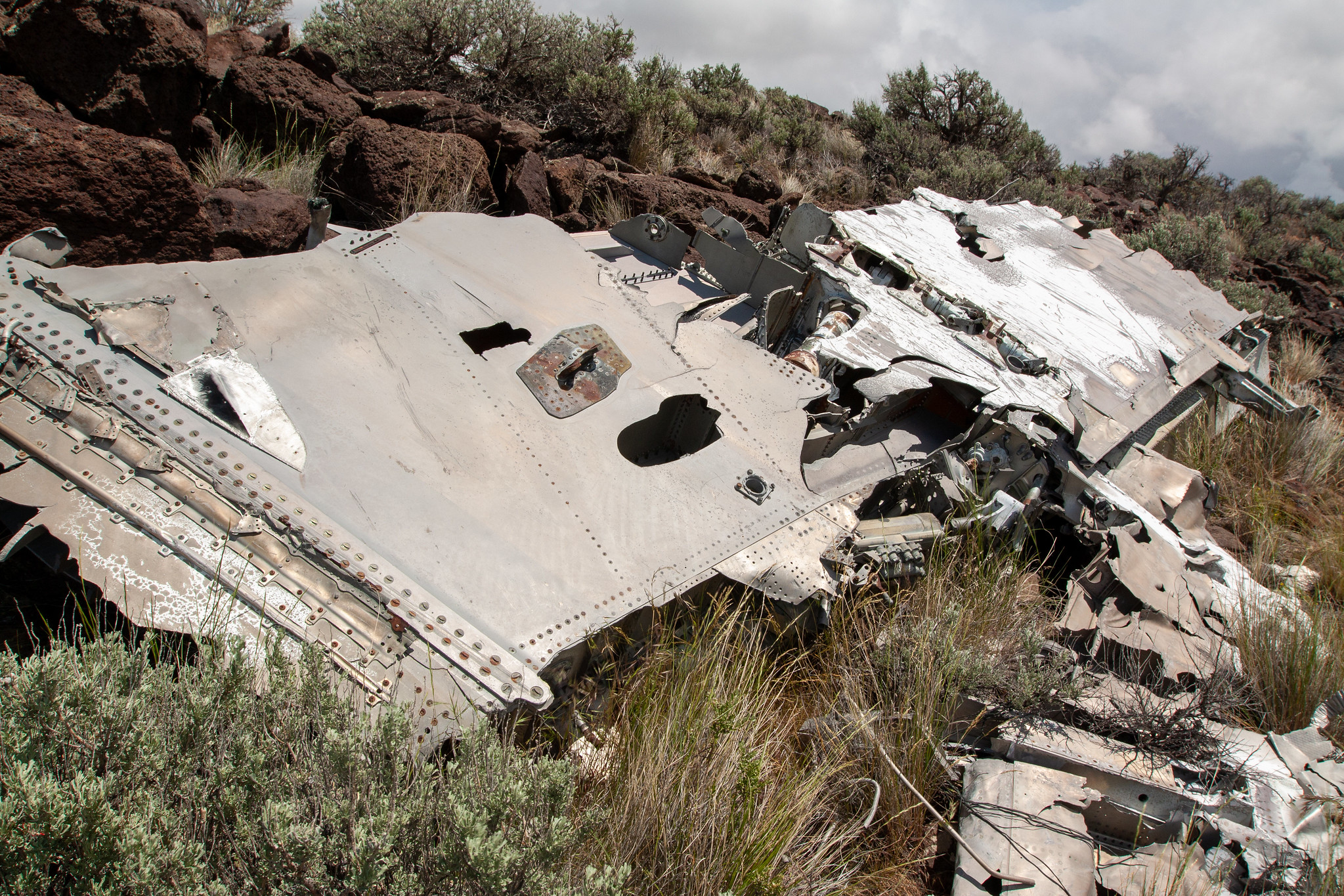 Grumman A-6A Intruder Crash Site, Christmas Valley, Oregon