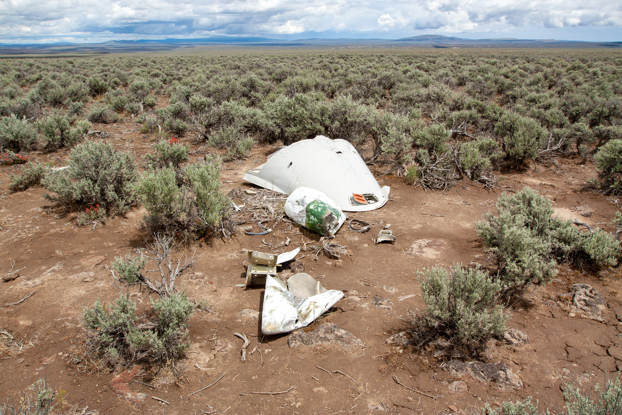 Grumman A-6A Intruder Crash Site, Christmas Valley, Oregon