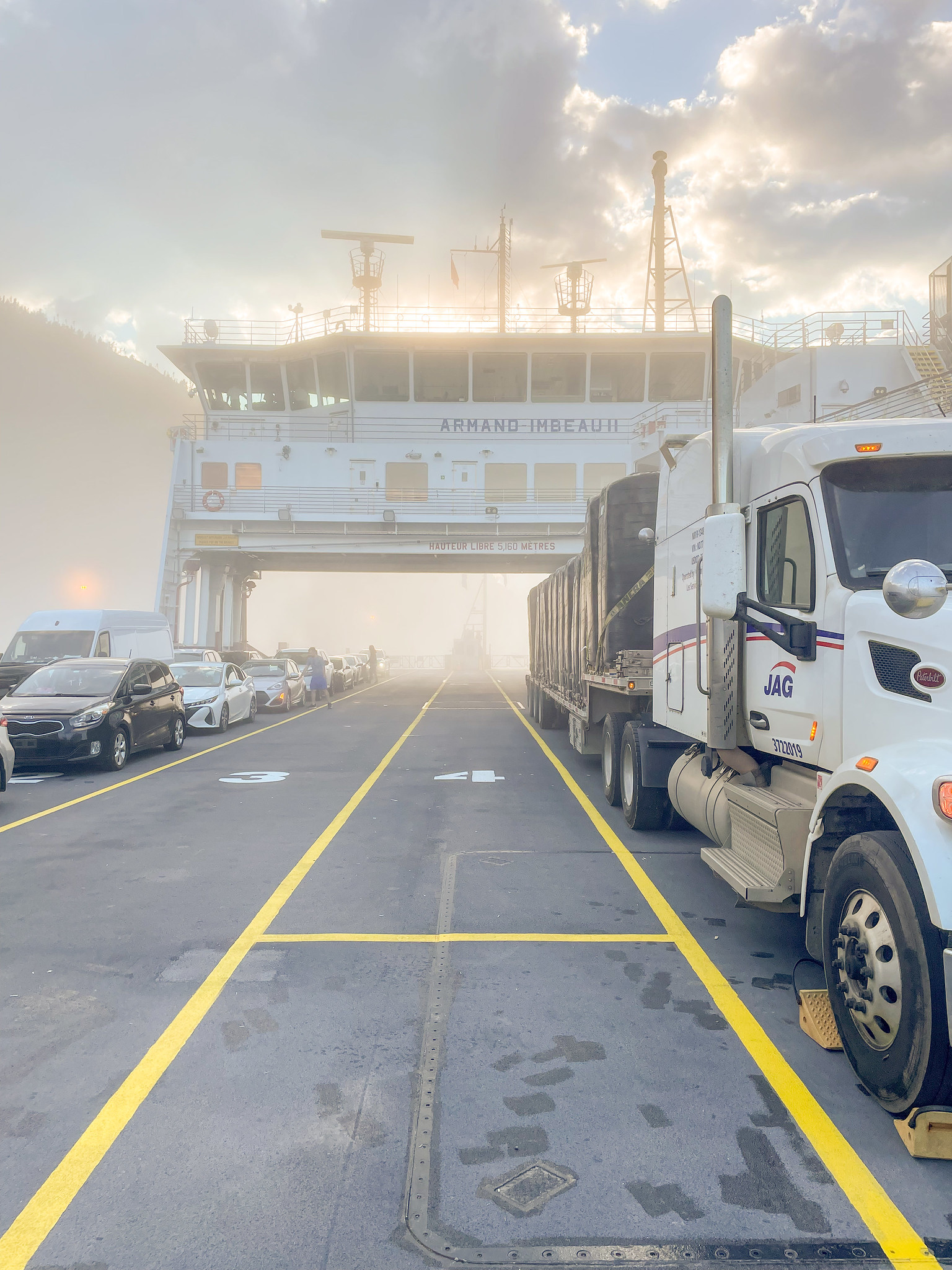 Ferry from Baie-Sainte-Catherine to Tadoussac