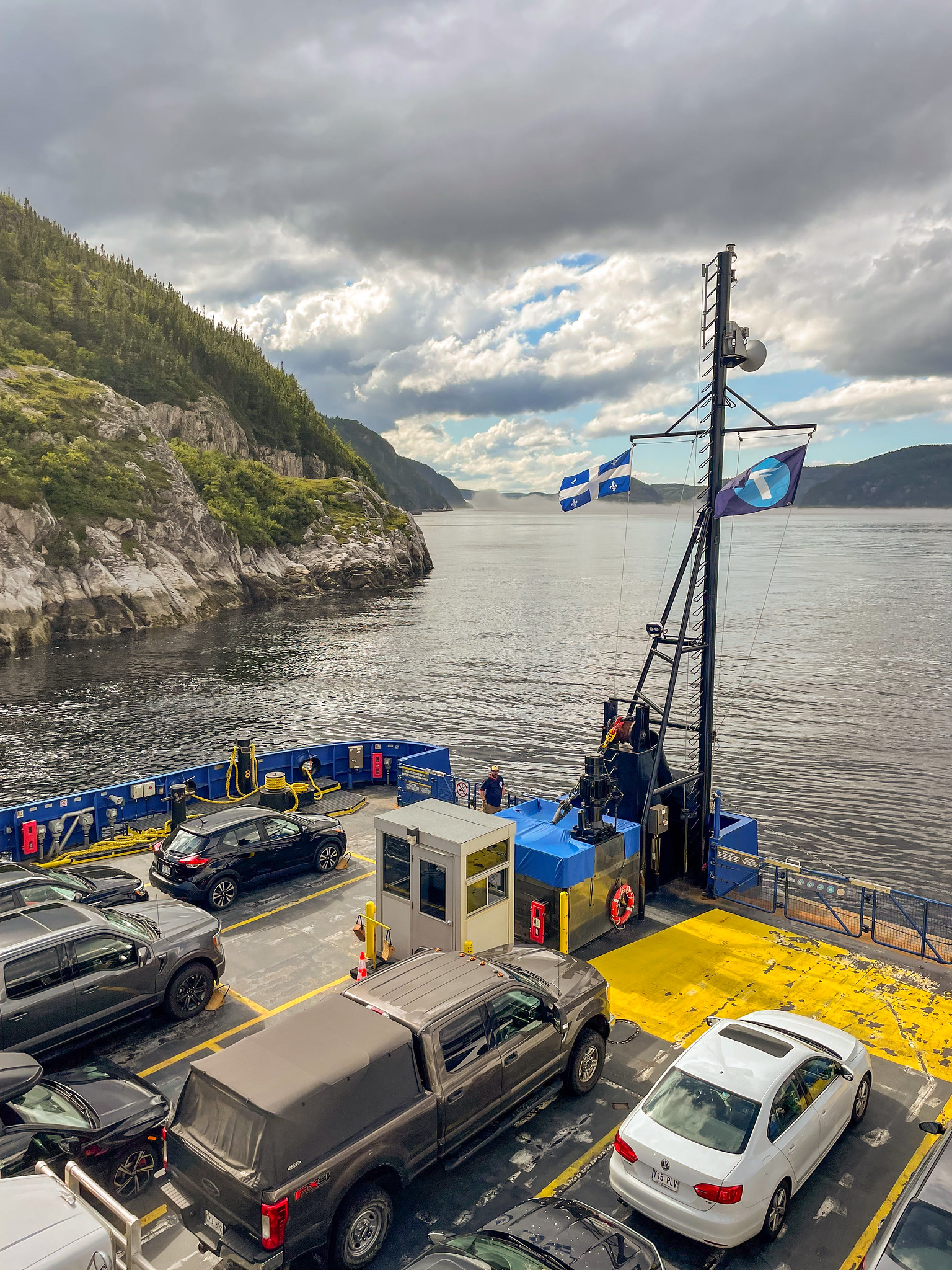 Ferry from Baie-Sainte-Catherine to Tadoussac